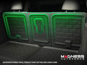 Rivian R1S Cargo Liner - Seat Back Protector - Black by 3D MAXpider